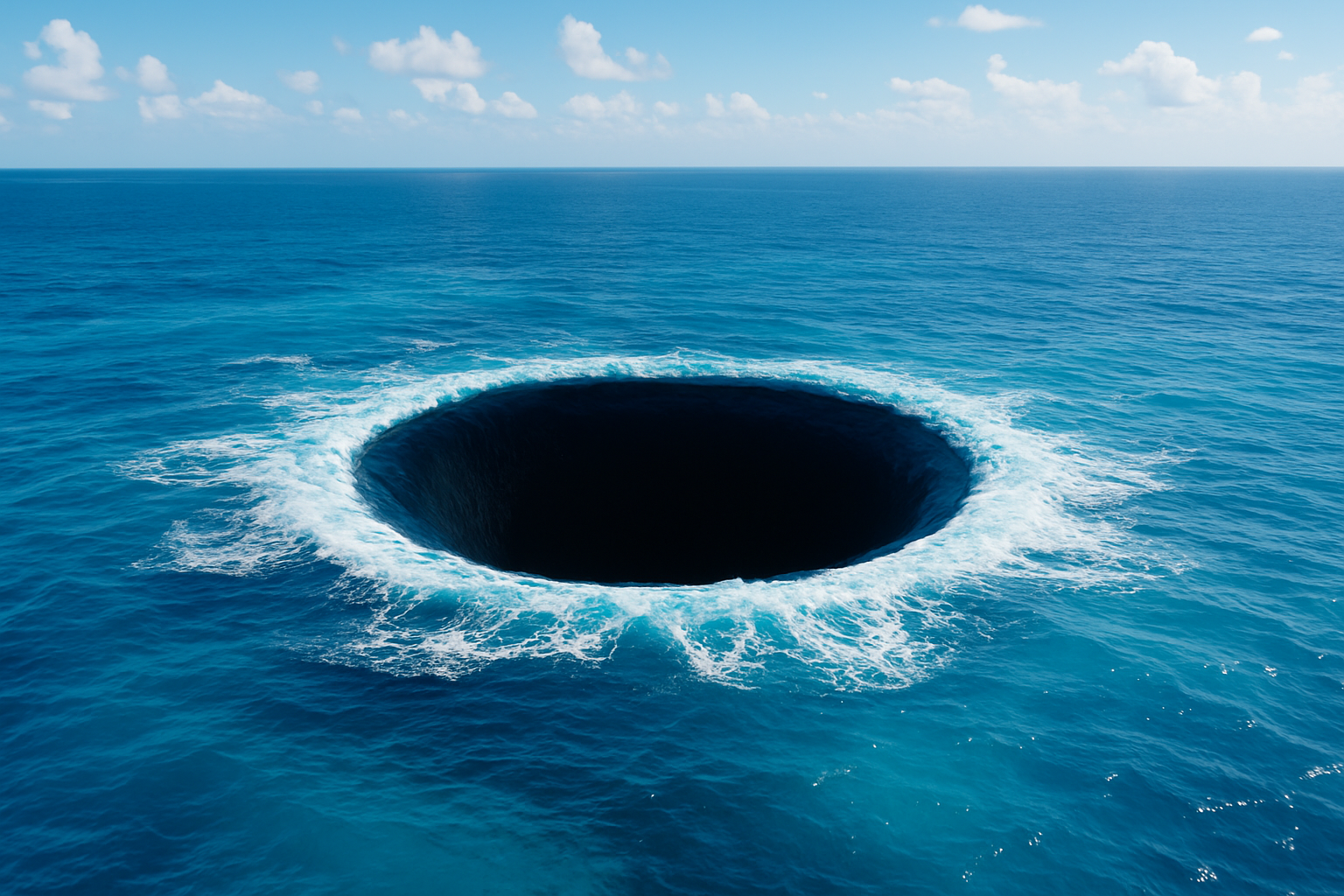 Il buco nero nell'Oceano Pacifico
